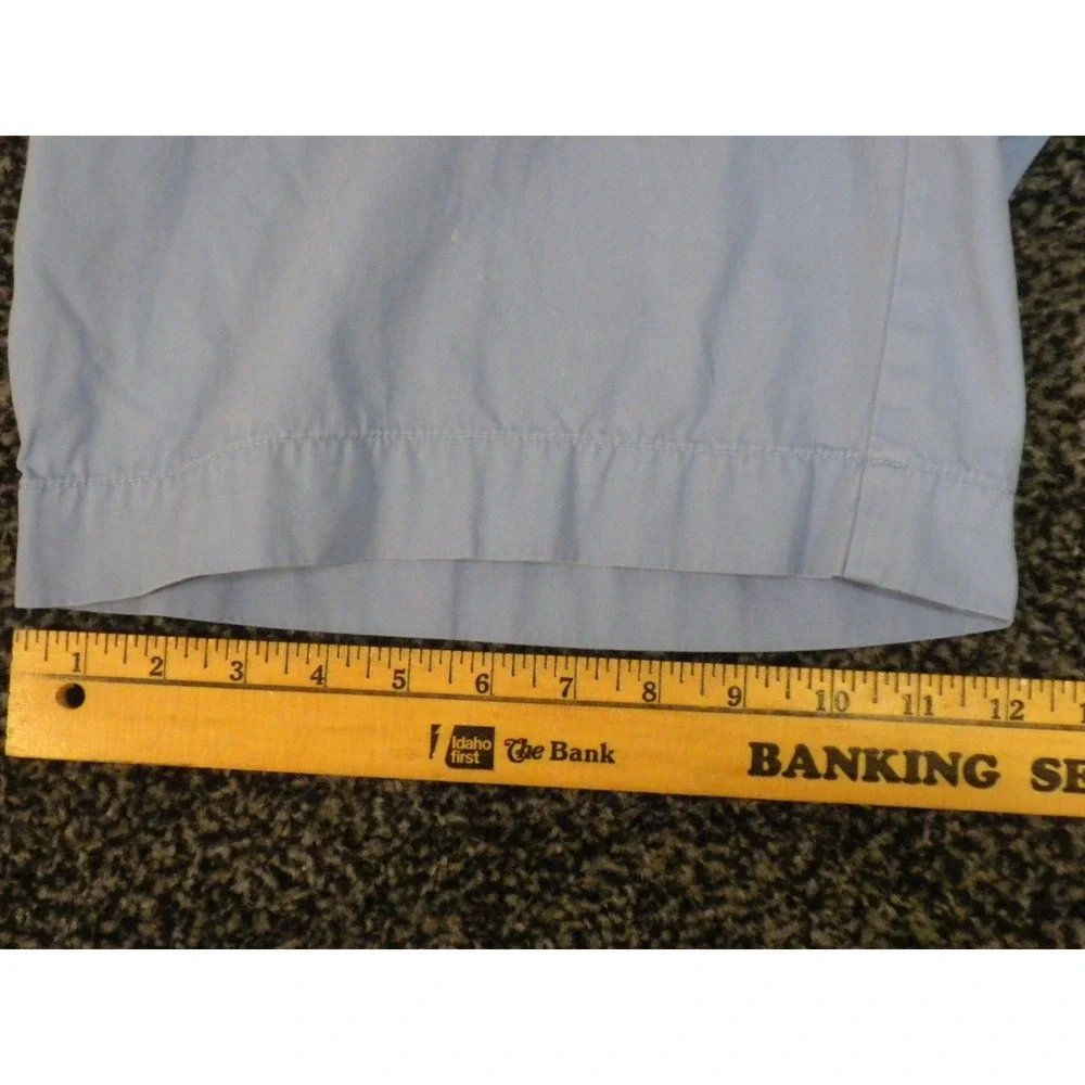 Polo Ralph Lauren Shorts 38x10 Blue Prospect Chino Flat Front Golf Twill Vintage